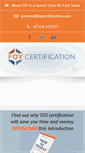 Mobile Screenshot of foycertification.com