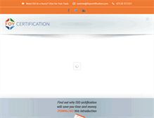 Tablet Screenshot of foycertification.com